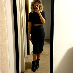 EUC Bodybag by Jude moody floral skirt (s) and top (xs) set